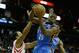 HOUSTON, TX - DECEMBER 29: Reggie Jackson #15 of the Oklahoma City Thunder goes up for a rebound over Greg Smith #4 of the Houston Rockets at the Toyota Center on December 29, 2012 in Houston, Texas. NOTE TO USER: User expressly acknowledges and agrees that, by downloading and or using this photograph, User is consenting to the terms and conditions of the Getty Images License Agreement. (Photo by Scott Halleran/Getty Images)