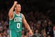 Jan. 7, 2013; New York, NY, USA; Boston Celtics point guard Avery Bradley (0) gestures on the court against the New York Knicks during the second half at Madison Square Garden. Boston won 102-96. Mandatory Credit: Debby Wong-USA TODAY Sports