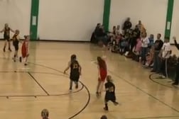 9-Year-Old Girl Hits Half Court Shot, Doesn't Count