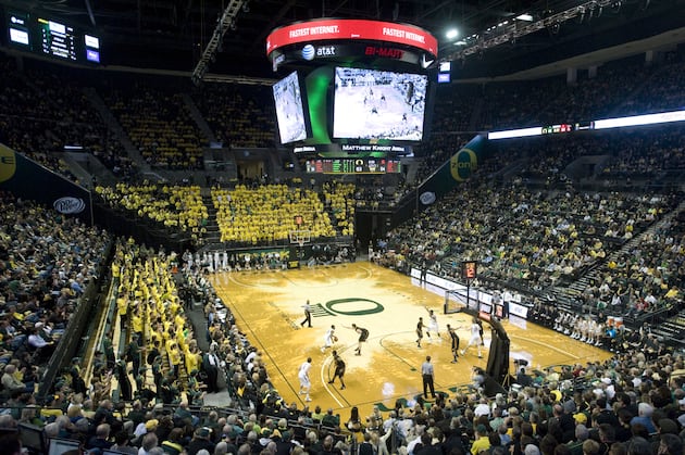 Arizona Gets First Look at Oregon's Wild Matt Knight Arena