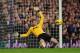 LONDON, ENGLAND - OCTOBER 28: David De Gea of Manchester United makes a save during the Barclays Premier League match between Chelsea and Manchester United at Stamford Bridge on October 28, 2012 in London, England. (Photo by Shaun Botterill/Getty Images)