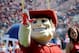 January 02, 2012; Orlando, FL, USA; Nebraska Cornhuskers mascot gets the fans fired up before the first quarter of the 2012 Capital One Bowl against the South Carolina Gamecocks at the Florida Citrus Bowl. Mandatory Credit: Brad Barr-USA TODAY Sports