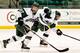 Forfar (#27) logged the game winning score against Vermont (Photo by Doug Austin, Obtained from Dartmouth Sports)