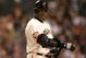 SAN FRANCISCO - SEPTEMBER 26: Barry Bonds #25 of the San Francisco Giants looks on during his game against the San Diego Padres during a Major League Baseball game on September 26, 2007 at AT&T Park in San Francisco, California. (Photo by Jed Jacobsohn/Getty Images)