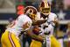 The Washington Redskins' star rookie performers Alfred Morris and Robert Griffin III led the team's offensive attack with more than 5,700 yards combined.