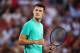 SYDNEY, AUSTRALIA - JANUARY 10: Bernard Tomic of Australia celebrates breaking serve in his quarter final match against Jarkko Nieminen of Finlan during day five of the Sydney International at Sydney Olympic Park Tennis Centre on January 10, 2013 in Sydney, Australia. (Photo by Matt King/Getty Images)