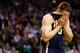 BOSTON, MA - JANUARY 4: Tyler Hansbrough #50 of the Indiana Pacers wipes the sweat off of his face against the Boston Celtics during the game on January 4, 2013 at TD Garden in Boston, Massachusetts. NOTE TO USER: User expressly acknowledges and agrees that, by downloading and or using this photograph, User is consenting to the terms and conditions of the Getty Images License Agreement. (Photo by Jared Wickerham/Getty Images)