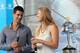MELBOURNE, AUSTRALIA - JANUARY 11: Novak Djokovic and Victoria Azarenka smile prior to the official draw for the 2013 Australian Open on January 11, 2013 in Melbourne, Australia. (Photo by Graham Denholm/Getty Images)