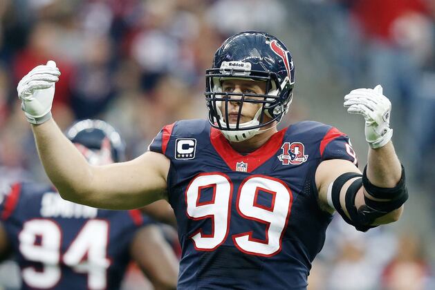 J.J. Watt Named Defensive MVP by Pro Football Writers of America