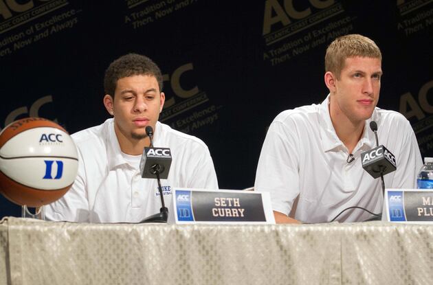 Curry, Plumlee on Wooden Award Midseason List