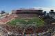 TAMPA, FL - JANUARY 01: A panoramic scene before the Michigan Wolverines play against the South Carolina Gamecocks in the Outback Bowl January 1, 2013 at Raymond James Stadium in Tampa, Florida. South Carolina won 33 - 28. (Photo by Al Messerschmidt/Getty Images)