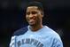 Jan 4, 2012; Minneapolis, MN, USA; Memphis Grizzlies forward Rudy Gay (22) smiles prior to the game against the Minnesota Timberwolves at the Target Center. Memphis defeated Minnesota 90-86. Mandatory Credit: Brace Hemmelgarn-USA TODAY Sports