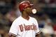 PHOENIX, AZ - OCTOBER 02: Justin Upton #10 of the Arizona Diamondbacks bats against the Colorado Rockies during the MLB game at Chase Field on October 2, 2012 in Phoenix, Arizona. The Diamondbacks defeated the Rockies 5-3. (Photo by Christian Petersen/Getty Images)