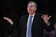 January 6, 2013; Los Angeles, CA, USA; Los Angeles Lakers head coach Mike D'Antoni reacts to a foul call in the second half against the Denver Nuggets at the Staples Center. Nuggets won 112-105. Mandatory Credit: Jayne Kamin-Oncea-USA TODAY Sports