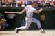 SAN DIEGO - 1987: Dale Murphy #3 of the Atlanta Braves swings a misses for a strike during a game against the San Diego Padres in 1987 at Jack Murphy Stadium in San Diego, California. (Photo by Stephen Dunn/Getty Images)