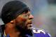 Jan 6, 2013; Baltimore, MD, USA;Baltimore Ravens linebacker Ray Lewis (52) looks on during the fourth quarter of the AFC Wild Card playoff game against the Indianapolis Colts at M&T Bank Stadium. Mandatory Credit: Evan Habeeb-USA TODAY Sports