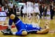 RALEIGH, NC - JANUARY 12: An injured Seth Curry #30 of the Duke Blue Devils lies on the floor during a loss to the North Carolina State Wolfpack during play at PNC Arena on January 12, 2013 in Raleigh, North Carolina. North Carolina State won 84-76. (Photo by Grant Halverson/Getty Images)