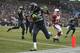 SEATTLE, WA - DECEMBER 09: Richard Sherman #25 of the Seattle Seahawks scores a touchdown on a interception return against the Arizona Cardinals at CenturyLink Field on December 9, 2012 in Seattle, Washington. (Photo by Kevin Casey/Getty Images)