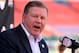 MIAMI GARDENS, FL - JANUARY 05: Head coach Brian Kelly of the Notre Dame Fighting Irish speaks to media during Media Day ahead of the Discover BCS National Championship at Sun Life Stadium on January 5, 2013 in Miami Gardens, Florida. (Photo by Streeter Lecka/Getty Images)