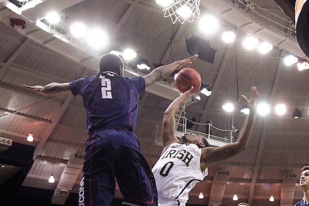 Notre Dame Never in Rhythm in 65-58 Loss to UConn