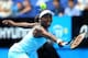 PERTH, AUSTRALIA - JANUARY 03: Venus Williams of the USA plays a backhand in her match against Anabel Medina Garrigues of Spain during day six of the Hopman Cup at Perth Arena on January 3, 2013 in Perth, Australia. (Photo by Paul Kane/Getty Images)