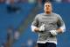 FOXBORO, MA - JANUARY 13: J.J. Watt #99 of the Houston Texans looks on while warming up before playing against the New England Patriots during the 2013 AFC Divisional Playoffs game at Gillette Stadium on January 13, 2013 in Foxboro, Massachusetts. (Photo by Jared Wickerham/Getty Images)
