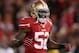 SAN FRANCISCO, CA - NOVEMBER 19: Patrick Willis #52 of the San Francisco 49ers reacts after a play against the Chicago Bears at Candlestick Park on November 19, 2012 in San Francisco, California. (Photo by Ezra Shaw/Getty Images)