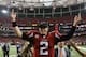 ATLANTA, GA - JANUARY 13: Matt Ryan #2 of the Atlanta Falcons celebrates their 30 to 28 win over the Seattle Seahawks during the NFC Divisional Playoff Game at Georgia Dome on January 13, 2013 in Atlanta, Georgia. (Photo by Streeter Lecka/Getty Images)