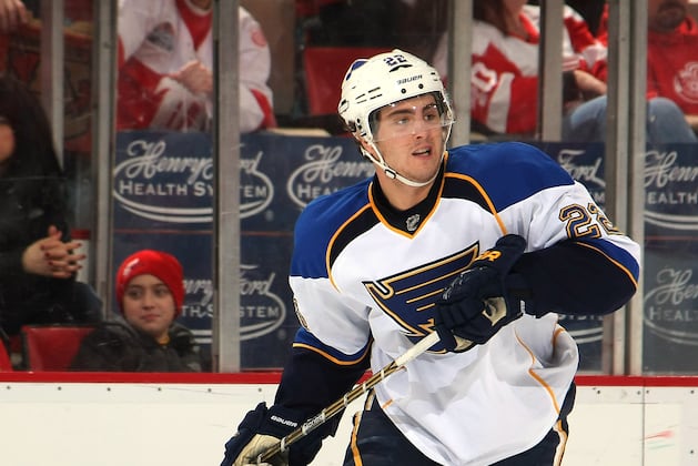 Blues prepare for Red Wings, tough schedule ahead