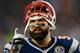 FOXBORO, MA - DECEMBER 10: Rob Ninkovich #50 of the New England Patriots reacts against the Houston Texans at Gillette Stadium on December 10, 2012 in Foxboro, Massachusetts. (Photo by Jim Rogash/Getty Images)