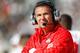 EAST LANSING, MI - SEPTEMBER 29: Head coach Urban Meyer of the Ohio State Buckeyes looks on while playing the Michigan State Spartans at Spartan Stadium on September 29, 2012 in East Lansing, Michigan. (Photo by Gregory Shamus/Getty Images)