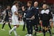 STEVENAGE, ENGLAND - JULY 18: Tottenham Hotspur manager Andre Villas Boas talks to David Bentley during the Pre Season Friendly match between Stevenage and Tottenham Hotspur at The Lamex Stadium on July 18, 2012 in Stevenage, England. (Photo by Pete Norton/Getty Images)