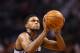 Rudy Gay shooting a free throw.