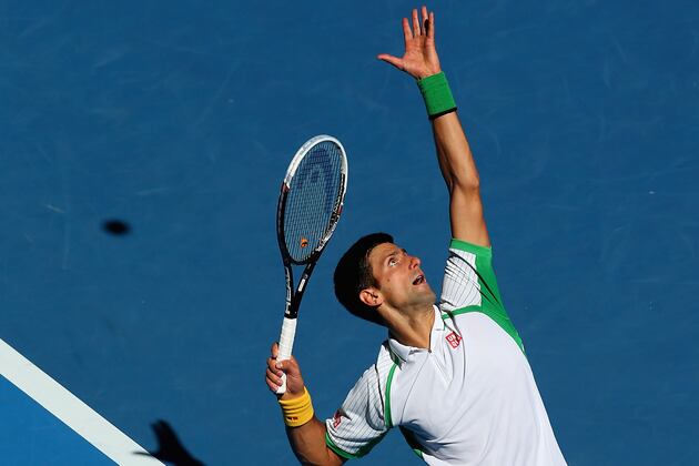 No. 1 Djokovic Starts Open with Straight-Set Win