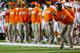 CHESTNUT HILL, MA - SEPTEMBER 29: Head coach Dabo Swinney of the Clemson Tigers cheers on his team against the Boston College Eagles during the game on September 29, 2012 at Alumni Stadium in Chestnut Hill, Massachusetts. (Photo by Jared Wickerham/Getty Images)