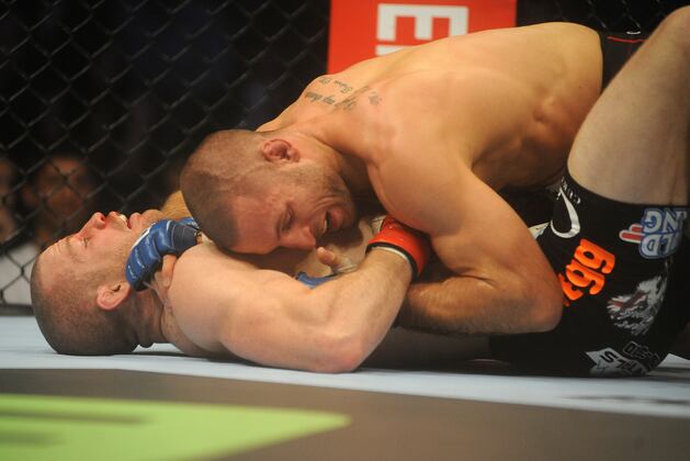 Nate Marquardt Posts Badly Bruised Leg Pic Hours After Loss