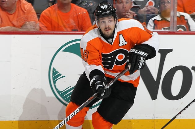 Briere Has Hairline Fracture