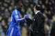 STOKE ON TRENT, ENGLAND - JANUARY 12: Demba Ba of Chelsea shakes hands with Manager Rafael Benitez during the Barclays Premier League match between Stoke City and Chelsea at the Britannia Stadium on January 12, 2013, in Stoke-on-Trent, England. (Photo by Michael Regan/Getty Images)