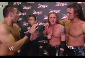 WWE App screenshot (Striker informs 3MB that they didn't win the actual Rumble match)