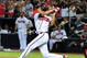 ATLANTA, GA - OCTOBER 5: Andrelton Simmons #19 of the Atlanta Braves hits into an infield fly against the St. Louis Cardinals during the National League Wild Card Game at Turner Field on October 5, 2012 in Atlanta, Georgia. (Photo by Scott Cunningham/Getty Images)