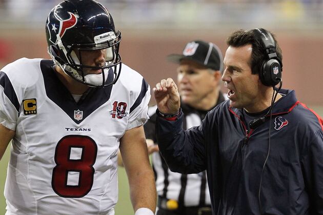 Kubiak Still Has Faith in Schaub: 'He's Our Quarterback'