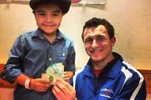 Johnny Manziel Pokes Fun at Football Haters While Doing Great for Cancer Patient
