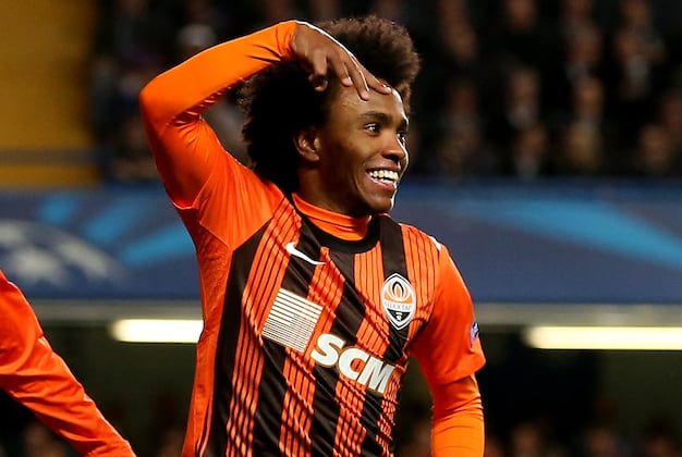 Shakhtar Prepared to Sell Willian to Chelsea or Tottenham for £20m
