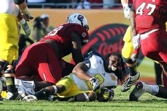 Michigan's Smith Discusses Clowney's Big Hit