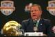 FORT LAUDERDALE, FL - JANUARY 06: Notre Dame Fighting Irish head coach Brian Kelly spreaks with members of the media during the Discover BCS National Championship Head Coaches Press Conference on January 6, 2013 in Fort Lauderdale, Florida. (Photo by Mike Ehrmann/Getty Images)