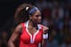ISTANBUL, TURKEY - OCTOBER 28: Serena Williams of USA celebrates winning a point against Maria Sharapova of Russia in the final during day six of the season ending TEB BNP Paribas WTA Championships Tennis at the Sinan Erdem Dome on October 28, 2012 in Istanbul, Turkey. (Photo by Julian Finney/Getty Images)