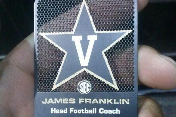 James Franklin: Vanderbilt Coach Has Some Badass Business Cards