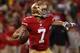 The Atlanta Falcons must find a way to contain Colin Kaepernick this Sunday.