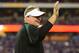Chip waves bye bye to the Duck fans.
