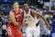 Oct 15, 2012; Dallas, TX, USA; Houston Rockets center Omer Asik (3) and Dallas Mavericks forward Elton Brand (42) during the game at the American Airlines Center. The Mavericks defeated the Rockets 123-104. Mandatory Credit: Jerome Miron-USA TODAY Sports